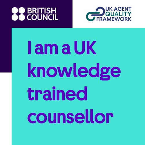 British Council and UK Agent Quality Framework: I am a UK knowledge trained counsellor